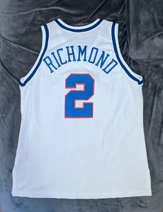 MITCH RICHMOND Champion SACRAMENTO KINGS Authentic Jersey 48 Tisdale Simmons - Picture 1 of 5