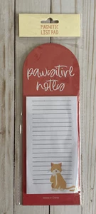 Pawsitive Cat Kitten Positive Notes Magnetic List Pad Lined Paper Gift Idea New - Picture 1 of 6