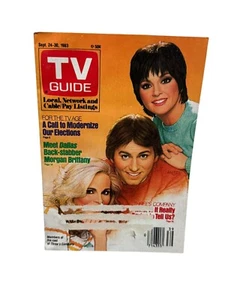 1983 TV GUIDE MAGAZINE SEPT 24-30 THREE'S COMPANY JOHN RITTER JOYCE DEWITT - Picture 1 of 7