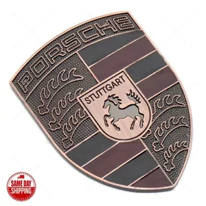 Front Hood Crest Limited Edition Badge Logo Emblem 911 Cayenne Boxster Cayman - Picture 1 of 6
