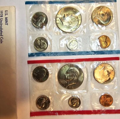 Two 1978 Mint Sets ( 12 coins  each) - Image 1 of 2