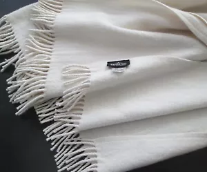 PENDLETON WOOL THROW BEAUTIFUL OFF WHITE HOME COLLECTION - Picture 1 of 6