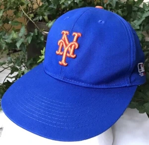 VTG New York METS Adult Cap/Hat OC Sports Team MLB Blue Embroidered Orange Logo - Picture 1 of 10
