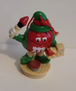 M&M Süßigkeiten Vintage WEIHNACHTSORNAMENT TOPPER ROT EINFACH gekleidet als ELF 1997 - Bild 1 von 6