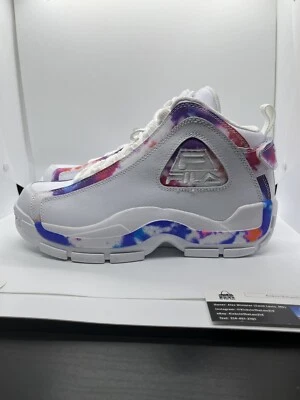 FILA Grant Hill 2 Sneakers Tie Dye Edition White Size 9 New - Image 1 of 4