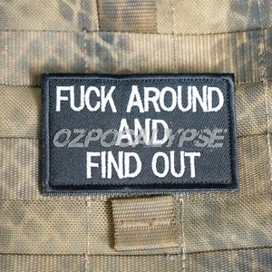 F Around & Find Out Patch - tactical military molle rank bikie army hazard range - Picture 1 of 4