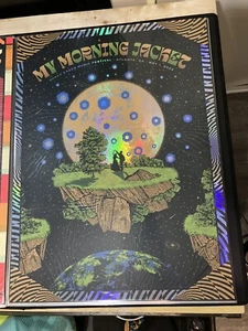 My Morning Jacket Shaky Knees Foil Show Edition Atl 2022 #12/40 Artist Signed - Picture 1 of 5
