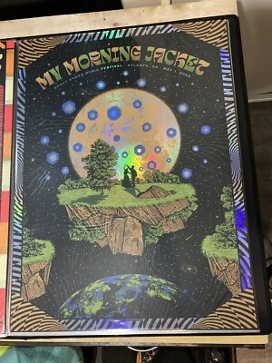 My Morning Jacket Shaky Knees Foil Show Edition Atl 2022 #12/40 Artist Signed - Image 1 of 4