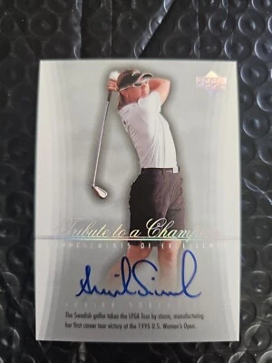 ANNIKA "MS.59" SORENSTAM 2004 Upper Deck Golf TRIBUTE To A CHAMPION Autograph  - Image 1 of 4