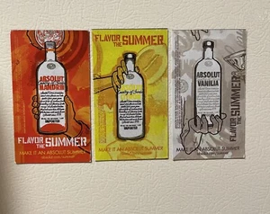 Flavor The Summer Absolut Citron Vanilia Mandrina Vodka Imán Publicitario - Imagen 1 de 7