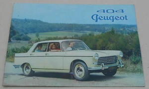 Plaquette publicitaire 404 Peugeot | Bon état - Picture 1 of 2