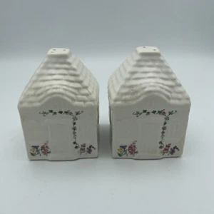 Pfaltzgraff Cape May Cottage House Salt & Pepper Shakers No Stoppers Lot of 2 - Picture 1 of 6