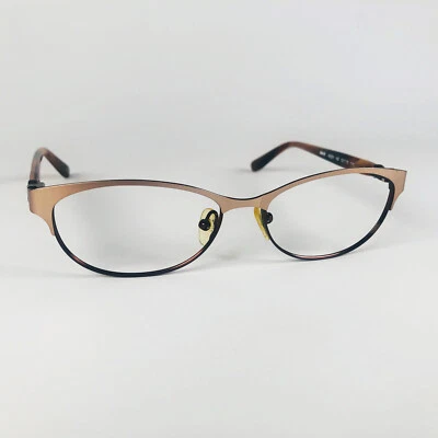 ANNA SUI eyeglasses BROWN OVAL glasses frame MOD: AS201 182 - Imagem 1 de 4
