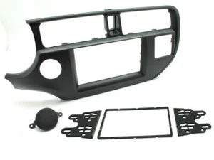 CD RADIO STEREO FACIA FASCIA PLATE CT23KI46L FOR KIA RIO LHD ANTHRACITE 2011 - Picture 1 of 1