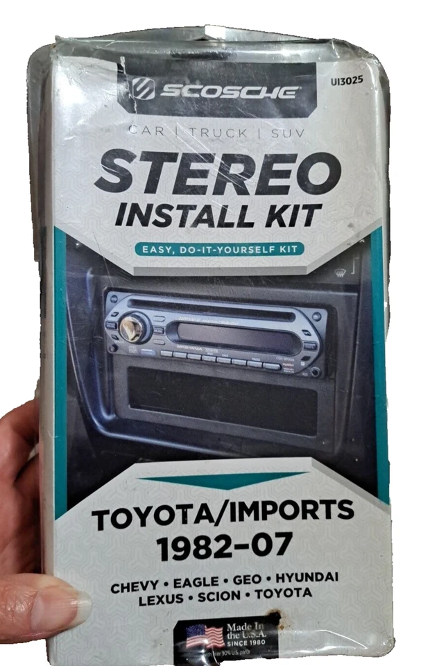 1982-2007 SCOSCHE UI3025 Stereo Install Kit Toyota Imports No Returns PARTS ONL - Image 1 of 1
