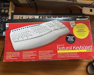 Microsoft Natural Keyboard Pro Ergonomic Vintage Split Keyboard USB - Picture 1 of 2