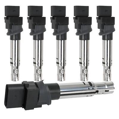 6 Ignition Coil For 2009-2018 Volkswagen Passat 2009-2017 Touareg 2009-2010 Q7 - Image 1 of 4