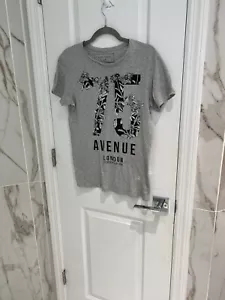 Camiseta para mujer Zara Pulse gris 75 Avenue London manga corta talla S - Imagen 1 de 9