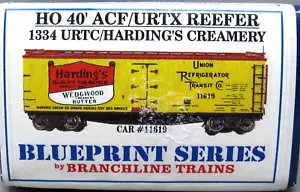 Branchline Trains #1334 Hardings Creamery 40' ACF/URTX Reefer, OOP C9 - Bild 1 von 3