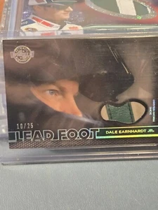 Dale Jr Presspass Main Event Lead Foot Shoe Relic /25 - Picture 1 of 4