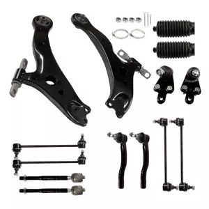 14pc For 2007 2008 2009 2010 2011 Toyota Camry Front Lower Control Arm Tie Rods - Picture 1 of 10