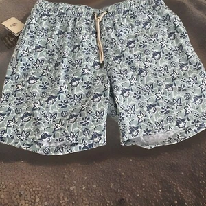 $98 Faherty Mens Beacon 7” Lined Floral Swim Trunks XXL NWT - Picture 1 of 10