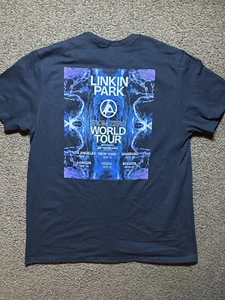 Linkin Park From Zero World Tour With Grandson XL Black T Shirt Band Tee Merch - Picture 1 of 8