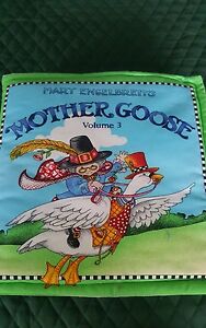 HOME MADE MACHINE WASHABLE CHILDREN'S CLOTH BOOK - MOTHER GOOSE VOLUME 3