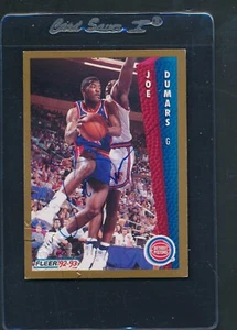 1992/93 Fleer #Joe Dumars Pistons Signed Auto *E2053 - Picture 1 of 1