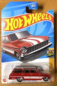 2023 Hot Wheels - #222 64 Chevy Nova Wagen ROT - Bild 1 von 1