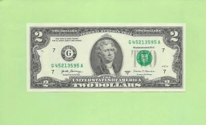 2017A ..UNCIRC 2 $ G 4521 3595 A .... 2017A 2 $ G-A NICE NOTE FRN - Bild 1 von 2