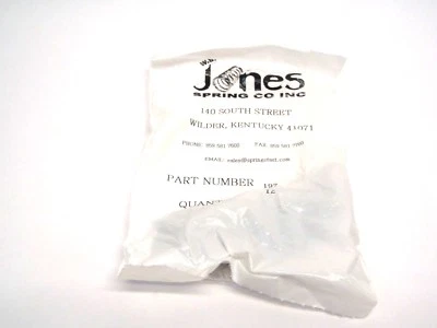 JONES SPRING CO Jones Spring 197 Compression Spring 0.375OD 0.035 Music Wire 1 In PACK OF 12