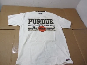 Purdue Women's Basketball T-shirt signed autograph 1999 size L White Figgs + - Picture 1 of 13
