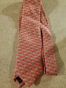 Neue klassische Mahi-Krawatte Vineyard Vines Weihnachten Urlaub Mai Tai Koralle - Bild 1 von 4