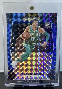 2017-18 Panini Blue Mosaic Prizm Rookie Jayson Tatum Celtics RC Gem Mint - Picture 1 of 8