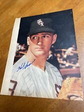 Herb Score Chicago White Sox Signed Autographed 8.5”x11” Photo Magazine Page