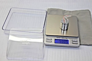 Smart Weigh Digital Pro Pocket Scale Top 2KG 2000 x .01g Jewelry Scale - Picture 1 of 7