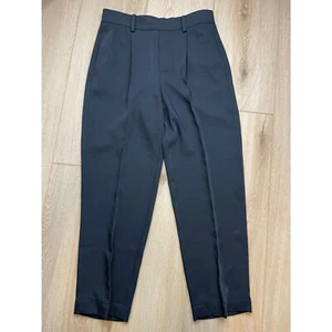 Pantalone Vince Nero Conico Relaxed Fit Nuovo con etichette Minimalist Chic Taglia M - Foto 1 di 5