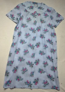 VESTIDO DE NOCHE FRANCÉS CON ICÓNICO PATRÓN FLORAL DE STOCK VINTAGE SIN USAR - Imagen 1 de 3