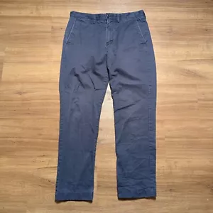 J Crew Broken In 770 Chino Pants Men's Size 32x30(28) Blue 100% Cotton Casual - Picture 1 of 12