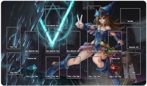 YuGiOh Playmat Dark Magician Girl Game Mat Play Mat - Picture 1 of 2