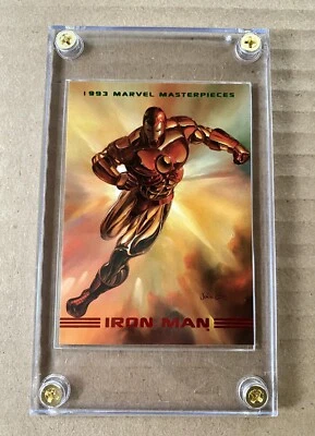 1993 MARVEL MASTERPIECES IRON MAN #4 (skybox) PERFECT MINT CONDITION!! - Image 1 of 2