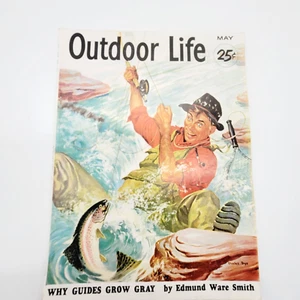 Vintage Outdoor Life Magazine May 1952 Hunting Fishing Outdoors Camping Animals - Foto 1 di 19