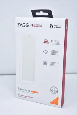 Zagg Fusion Curve Flexible Hybrid Screen Protector for Samsung Galaxy S22 Ultra - Image 1 of 2