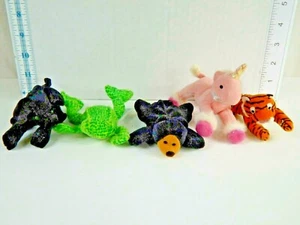 Animal Alley Toys R Us Small Plush Animals for McDonalds Lot of Five Figures - Picture 1 of 6