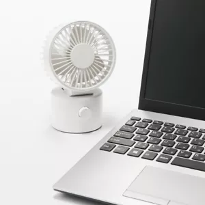 Muji Cordless desk fan with swing function color white 100V New - Picture 1 of 8