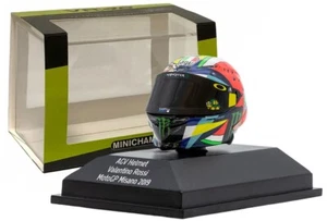 Minichamps Valentino Rossi AGV Helmet Misano MotoGP 2019 - 1/8 Scale - Picture 1 of 4