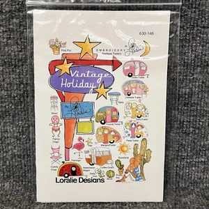 New Loralie Designs Vintage Holiday Machine Embroidery CD 12 Designs 630-146 - Picture 1 of 3