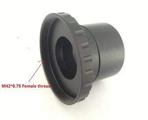Telescope Adapter T Mount M42x0.75 Female Thread To 1.25" DSLR / SLR - Picture 1 of 4