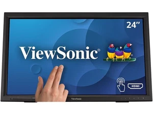 ViewSonic TD2423d 24 Inch 1080p 75 Hz 10-Point Multi IR Touch Screen with Eye - Picture 1 of 5